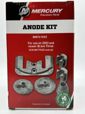 Anodsats komplett för salt/bräckt vatten (AL)