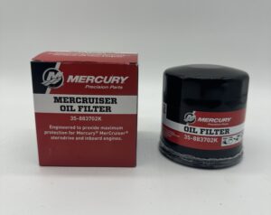 Oljefilter om monterat nere på motor