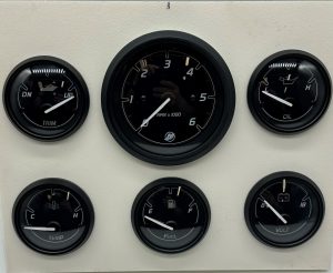 Instrument sats 6 st svart med svart ring