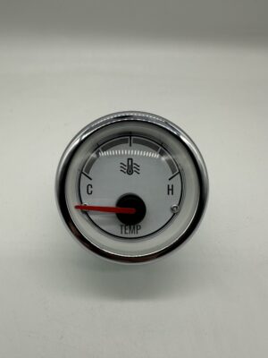 Temperatur instrument vit /chrome